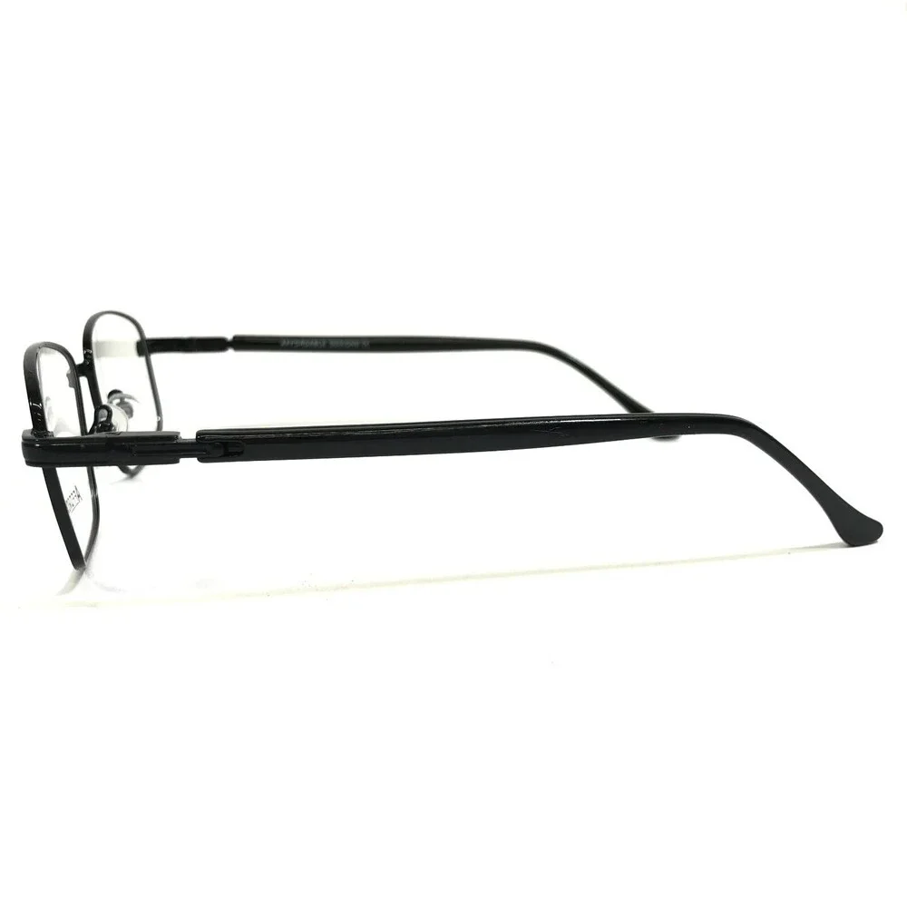 Affordable Designs Eyeglasses Frames NOAH BLACK Square Wire Rim 55-16-145